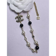 18K CC Black & White Pearls Necklace