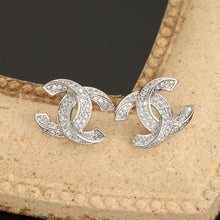 18K CC Diamonds Earrings