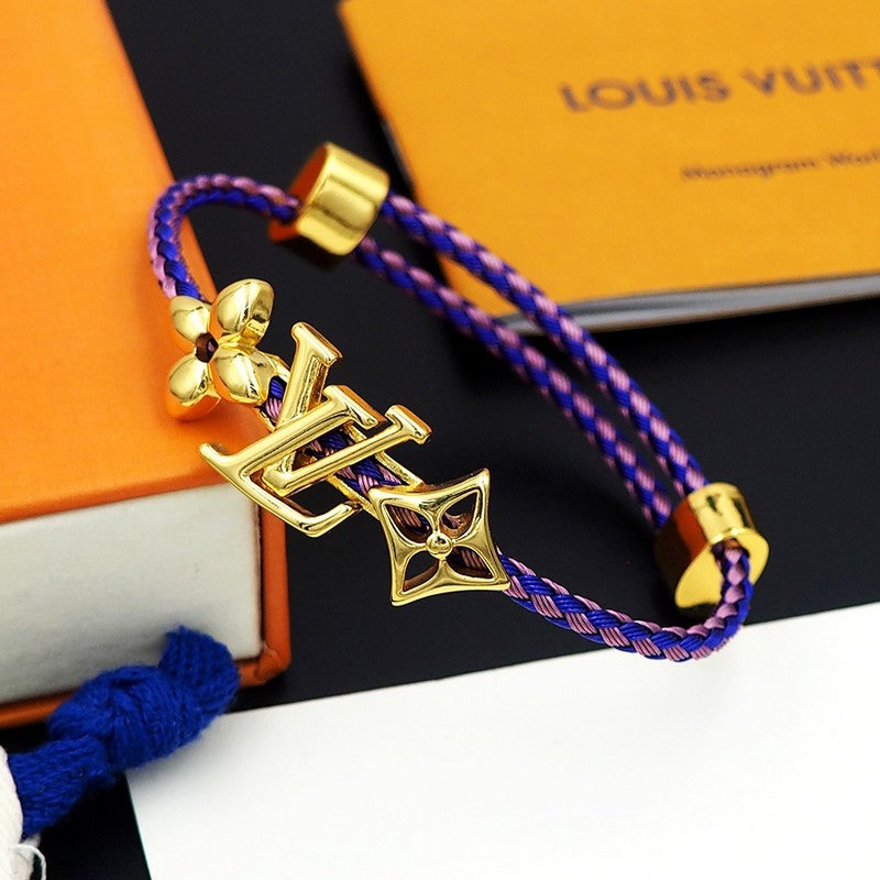 18K Louis Monogram Purple Gold Bracelet