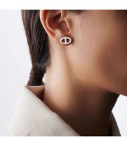 18K Farandole Diamond H Earrings