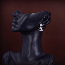 18K Double G Running Earrings