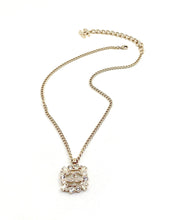18K CC Diamonds Pendant Necklace