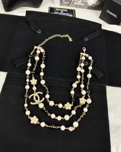 18K CC 24B Long Pearls Necklace