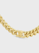 18K Triomphe Gourmette Chain Necklace