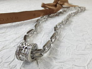 18K  B.ZERO1  Diamonds Chain Link Necklace