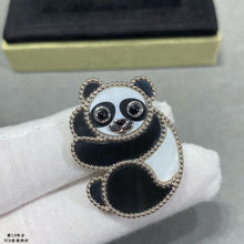 18K Lucky Animals Panda Clip Brooch