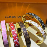 18K Louis Nanogram Color Cuff Bracelet