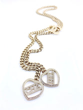 18K CC Heart Chain Necklace