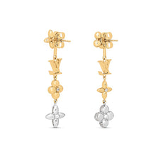 18K Louis Monogram Earrings