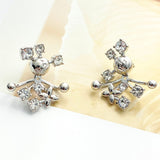 18K Louis Diamond Earrings