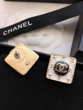 18K Vintage CC Earrings