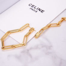 18K Triomphe Chain Earrings