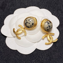 18K CC Vintage Earrings