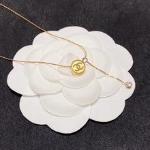 18K CC Gold Necklace