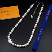 18K Louis Monogram Pearls Necklace