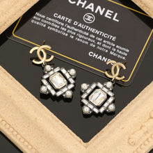 18K CC Crystal Earrings