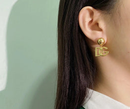 18K DG Gold Earrings