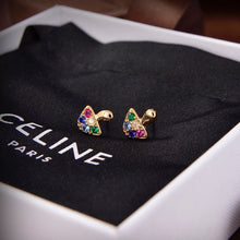 18K CE Colorful Mushroom Earrings