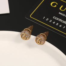 18K Double G Vintage Earrings