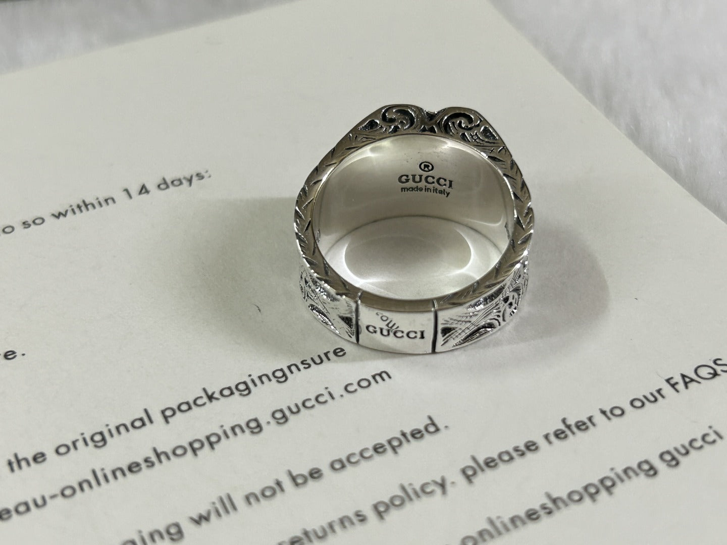 Double G Heart Ring