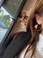 18K BB Earrings