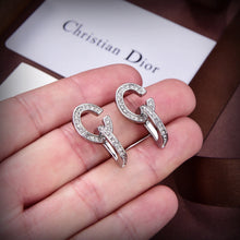 18K CD Lock Earrings