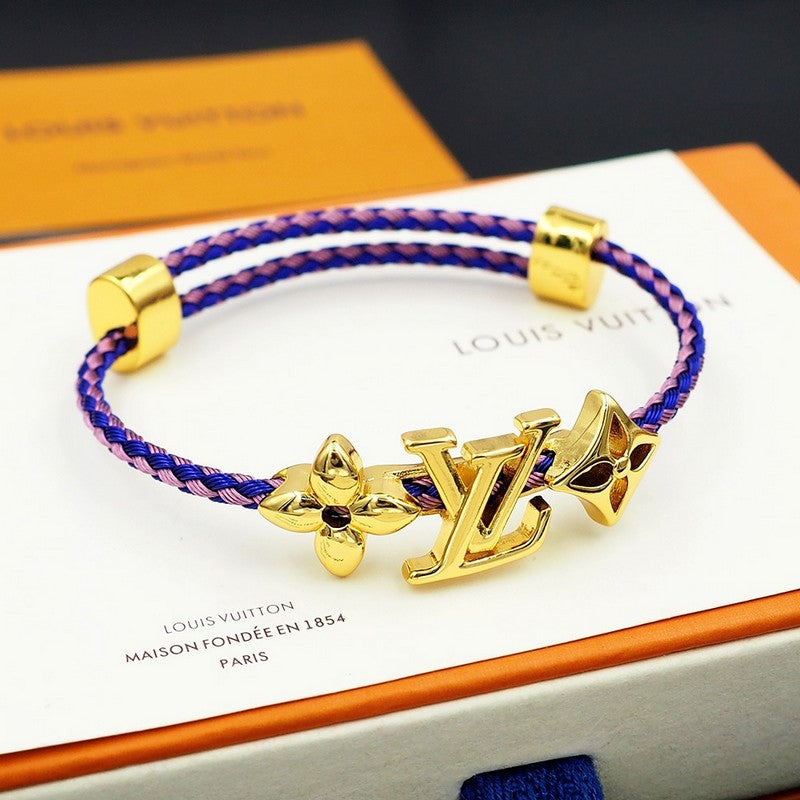 18K Louis Monogram Purple Gold Bracelet