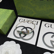 Double G Interlocking G & Butterfly Bracelet