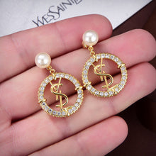18K Saint Circle Diamonds Earrings