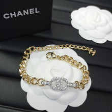 18K CC Diamond Chain Bracelet