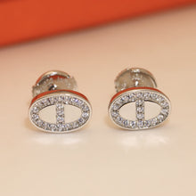 18K Mini Farandole Diamond H Earrings