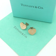 18K Return to Tiffany Heart Tag Stud Earrings