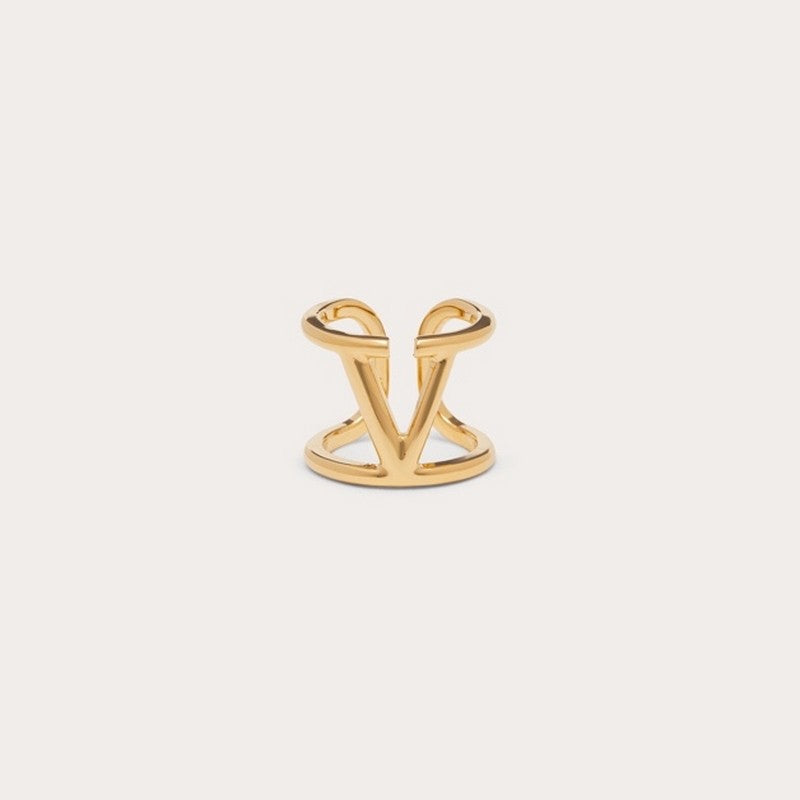 18K VLogo Signature Gold Ring