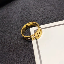 18K CC Yellow Gold Ring
