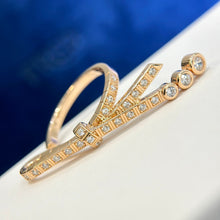 18K CC Ruban Diamonds Ring