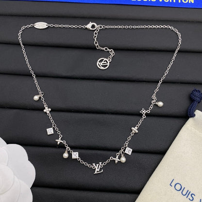18K Louis Pearl Gold Necklace
