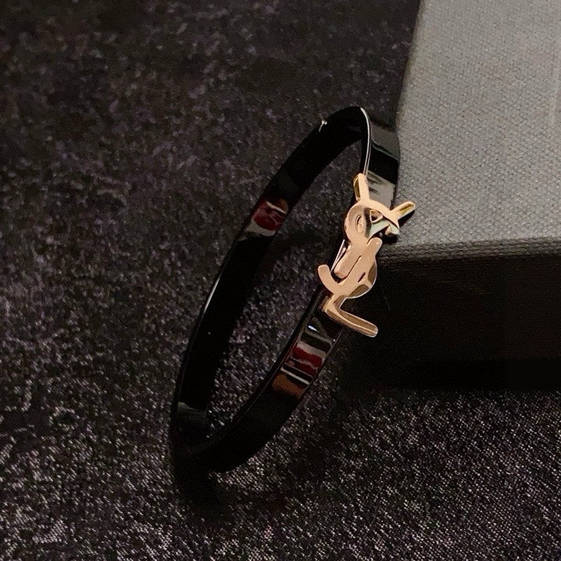 18K Saint Black Gold Bracelet