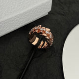 18K CD Archi Bar en Corolle Bague Ring