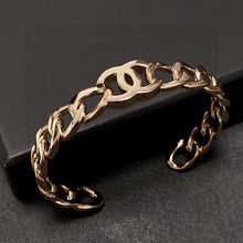 18K CC Open Cuff Bracelet