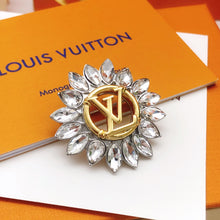 18K Louis Sunflower Brooch