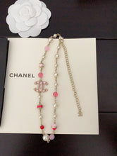 18K CC Pink & White Pearls Necklace