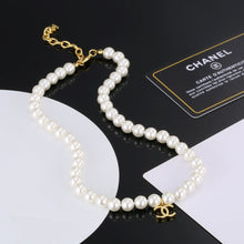 18K CHANEL CC Pearls Necklace