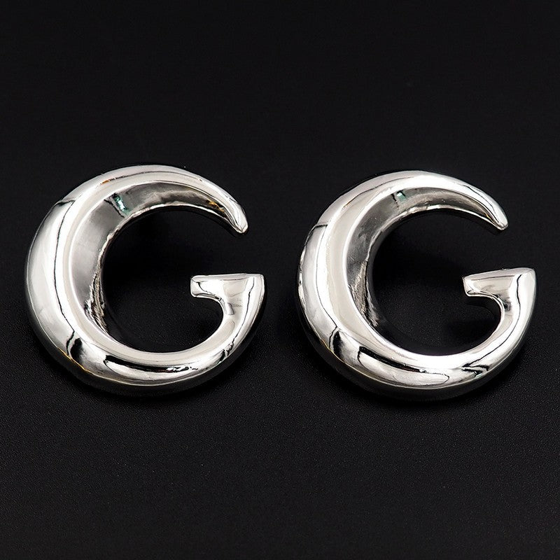 18K GG Large Gold Earrings