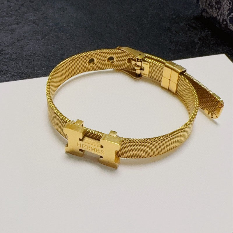 18K Clic H Gold Chain Bracelet