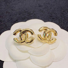 18K CC Gold Earrings