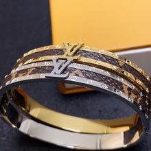 18K Louis Leather Vintage Bracelet