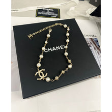 18K CC White Pearls Necklace