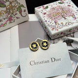 18K CD Night Code Earrings