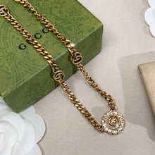 18K Double G Flower Necklace