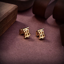 18K BB Logo Earrings